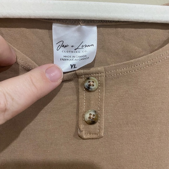 jax and lennon Youth Tank Top- driftwood YL - Picture 3 of 5